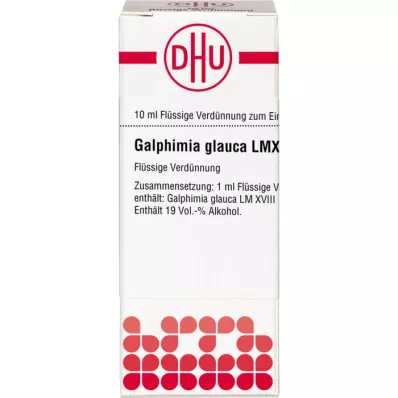 GALPHIMIA GLAUCA LM XVIII Spädning, 10 ml