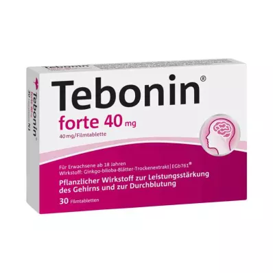 TEBONIN forte 40 mg filmdragerade tabletter, 30 st TEBONIN forte 40 mg filmdragerade tabletter, 30 st