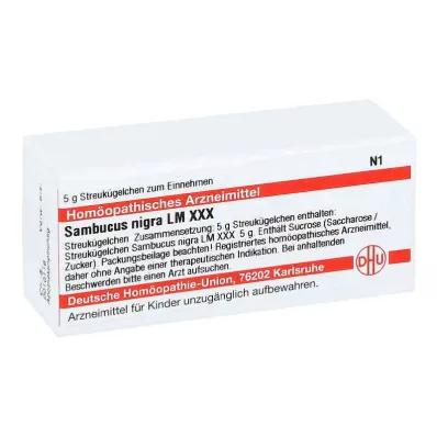 SAMBUCUS NIGRA LM XXX Globuli, 5 g SAMBUCUS NIGRA LM XXX Globuli, 5 g