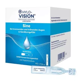 HYLO-VISION sina engångsdospipetter, 60X0,4 ml