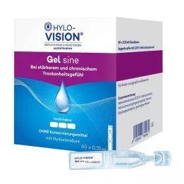 HYLO-VISION Gel sine engångsdospipetter, 60X0,35 ml