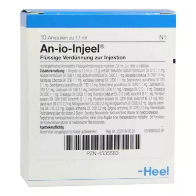 AN-IO Injeel-ampuller, 10 st AN-IO Injeel-ampuller, 10 st