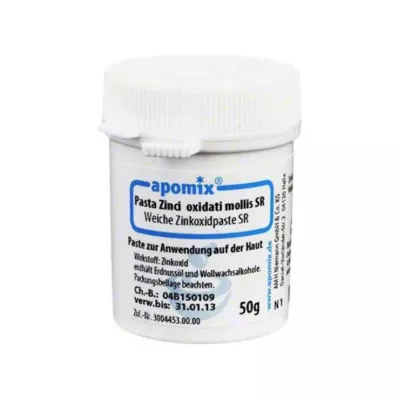 Pasta Zincioxidi Mollis SR, 50 g