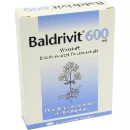 BALDRIVIT 600 mg dragerade tabletter, 20 st