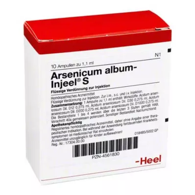 ARSENICUM ALBUM INJEEL S Ampuller, 10 st