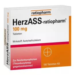 HERZASS-ratiopharm 100 mg tabletter, 100 st
