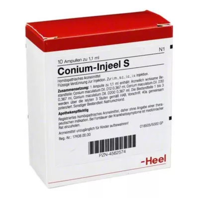 CONIUM INJEEL S Ampuller, 10 st