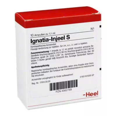 IGNATIA INJEEL S Ampuller, 10 st IGNATIA INJEEL S Ampuller, 10 st