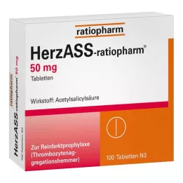 HERZASS-ratiopharm 50 mg tabletter, 100 st