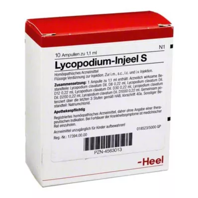 LYCOPODIUM INJEEL S Ampuller, 10 st