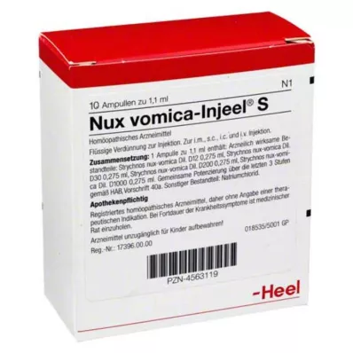 NUX VOMICA INJEEL S Ampuller, 10 st
