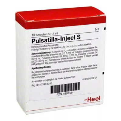 PULSATILLA INJEEL S Ampuller, 10 st