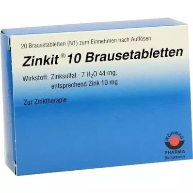 ZINKIT 10 brustabletter, 20 st