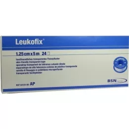 LEUKOFIX Bandageplåster 1,25 cm x 5 m, 24 st