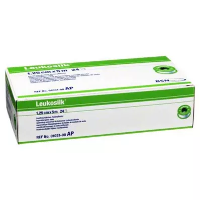 LEUKOSILK 1,25 cmx5 m, 24 st