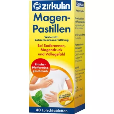 ZIRKULIN Magpastiller, 40 st