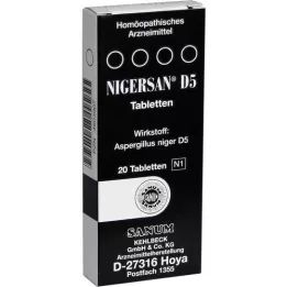 NIGERSAN D 5 tabletter, 20 pc