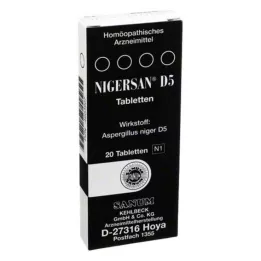 NIGERSAN D 5 tabletter, 20 pc