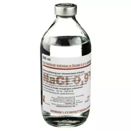 ISOTONISCHE Saltlösning 0,9% Bernburg Inf.-L.Glass, 500 ml