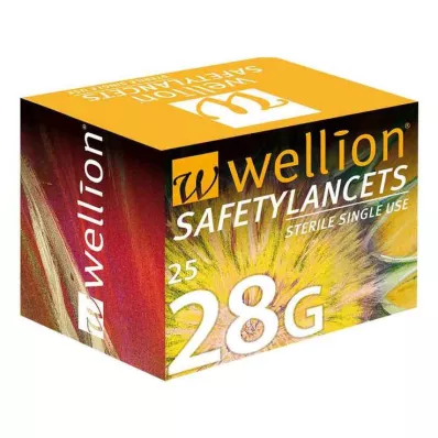 WELLION Safetylancets 28 G säkerhetsemaljer, 25 st WELLION Safetylancets 28 G säkerhetsemaljer, 25 st