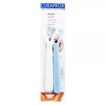 CURAPROX CTC 203 Tungrengörare i blister, 2 st CURAPROX CTC 203 Tungrengörare i blister, 2 st