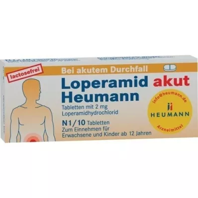 LOPERAMID akut Heumann tabletter, 10 st