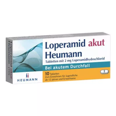 LOPERAMID akut Heumann tabletter, 10 st