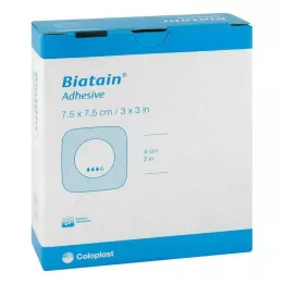 BIATAIN Skumförband 7,5x7,5 cm självhäftande, 10 st