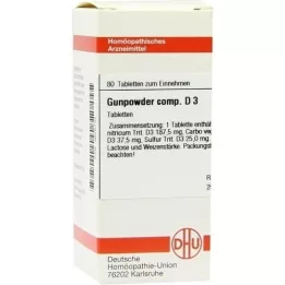 GUNPOWDER comp.D 3 tabletter, 80 st