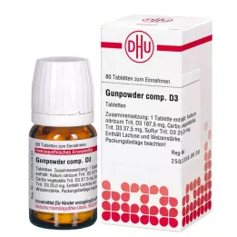 GUNPOWDER comp.D 3 tabletter, 80 st