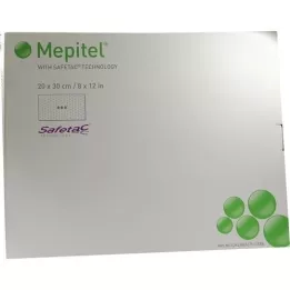 MEPITEL Förband med silikonnät 20x30 cm sterilt, 5 st