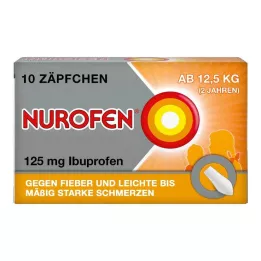 NUROFEN Junior 125 mg suppositorier, 10 st