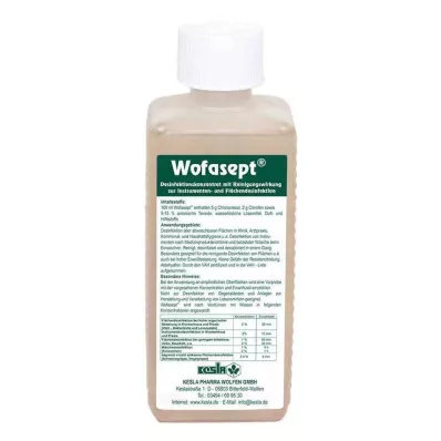 WOFASEPT Desinfektion av instrument och ytor, 250 ml