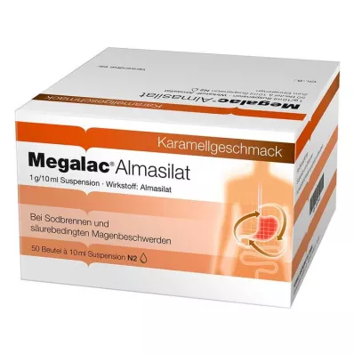 Megalac Almasilate Suspension, 50X10 ml Megalac Almasilate Suspension, 50X10 ml