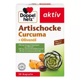 DOPPELHERZ Kronärtskocka+Olivenolja+Curcuma Kapslar, 30 Kapslar