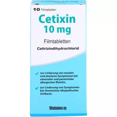 CETIXIN 10 mg filmdragerade tabletter, 10 st