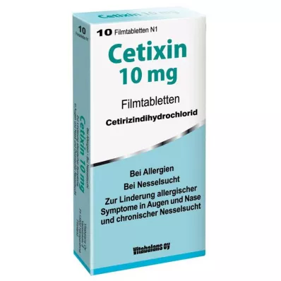 CETIXIN 10 mg filmdragerade tabletter, 10 st