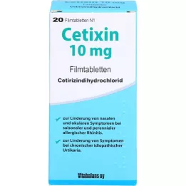 CETIXIN 10 mg filmdragerade tabletter, 20 st