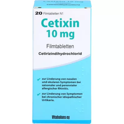 CETIXIN 10 mg filmdragerade tabletter, 20 st