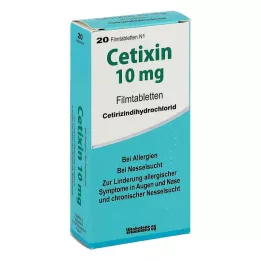CETIXIN 10 mg filmdragerade tabletter, 20 st