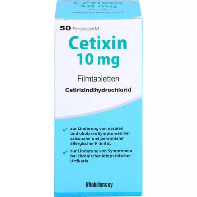 CETIXIN 10 mg filmdragerade tabletter, 50 st