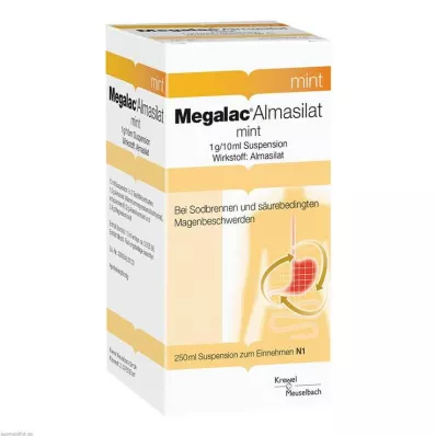 Megalac Almasilat mintsuspension, 250 ml Megalac Almasilat mintsuspension, 250 ml