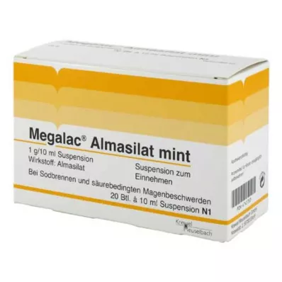 Megalac Almasilat mintsuspension, 20x10 ml Megalac Almasilat mintsuspension, 20x10 ml
