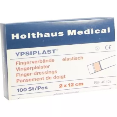 FINGERVERBAND Ypsiplast 2x12 cm elastisk hud, 100 st