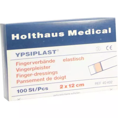 FINGERVERBAND Ypsiplast 2x12 cm elastisk hud, 100 st FINGERVERBAND Ypsiplast 2x12 cm elastisk hud, 100 st