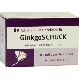 GINKGOSCHUCK Tabletter, 80 st