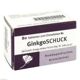 GINKGOSCHUCK Tabletter, 80 st