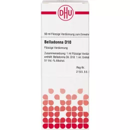 BELLADONNA D 10 utspädning, 50 ml