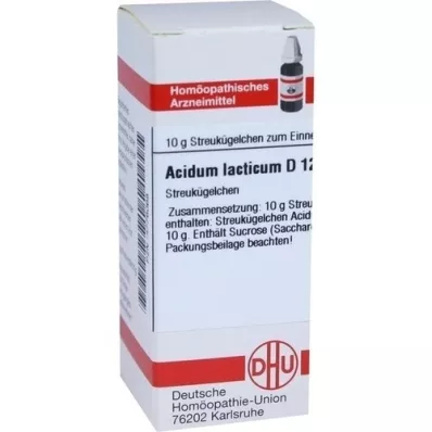 ACIDUM LACTICUM D 12 kulor, 10 g