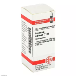 ARGENTUM NITRICUM C 100 globuli, 10 g